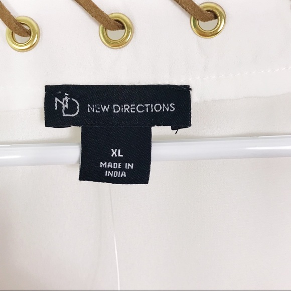 New Directions Ivory Layering Loose Fit Cami Tank - Picture 4 of 7